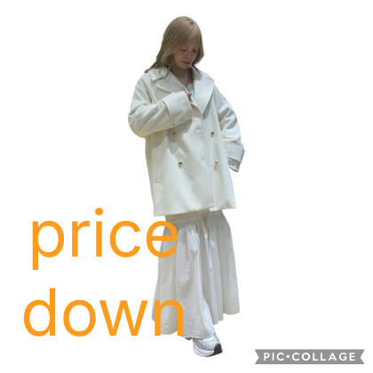 フェイクウールライトジャージコート