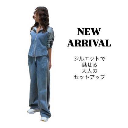 ベアトップス風デニムセットアップ