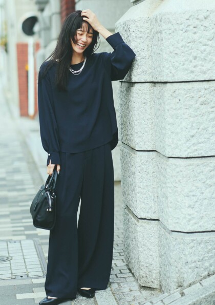 パールボタンブラウス★