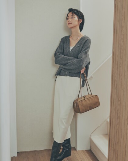 ジップカーディガン★