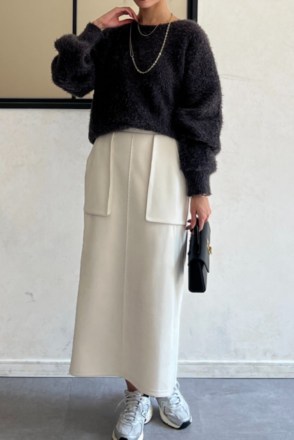 【アウトレット限定商品】Chez toi シャギーニット