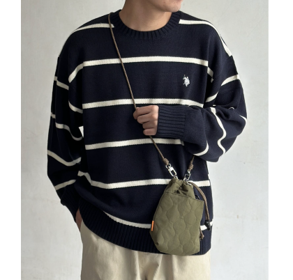 【アウトレット限定商品】U.S. POLO ASSN. クルーネックニット