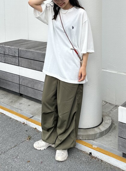 【CPCM】U.S. POLO ASSN. 1ポイント刺繍鹿の子T