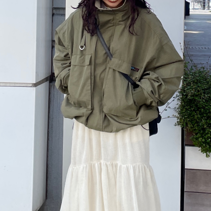 【アウトレット限定商品】ボリュームショートマンパ