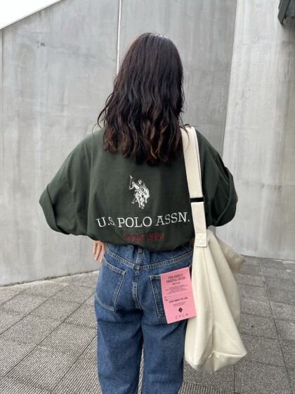 【CPCM】U.S. POLO ASSN.バック刺繍T