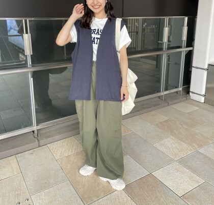【CPCM】綿麻ラップベスト