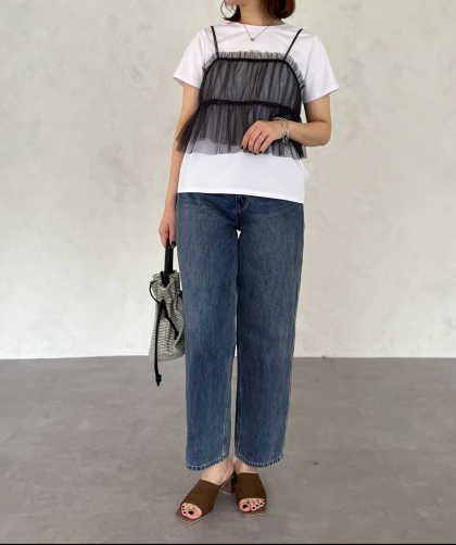 【アウトレット限定商品】chez toi チュールビスチェSETカットワンピース
