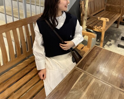 【CPCM】U.S. POLO ASSN. 1ポイント刺繍ニットベスト
