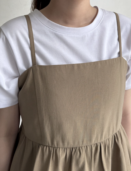 【アウトレット限定商品】Chez toi キャミぺプラム×タイトスカート