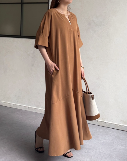 【アウトレット限定商品】Chez toi 袖バルーンワンピース