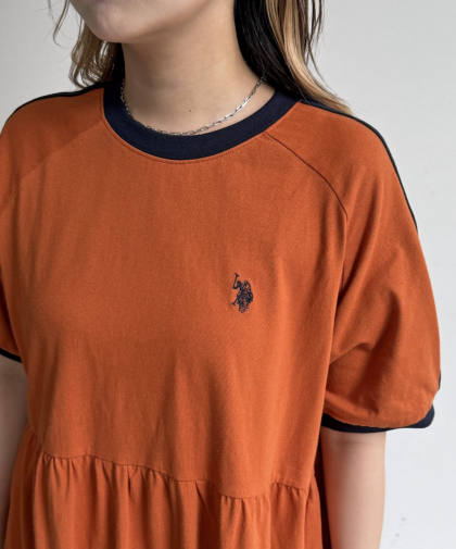 【アウトレット限定商品】CPCM 【U.S. POLO ASSN.】ティアードワンピース