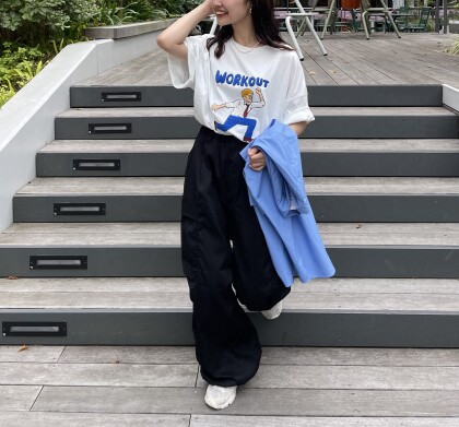 【CPCM】ワークアウトおじさんサガラ刺繍T