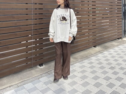 【CPCM】サガラ刺繍BIGスウェット