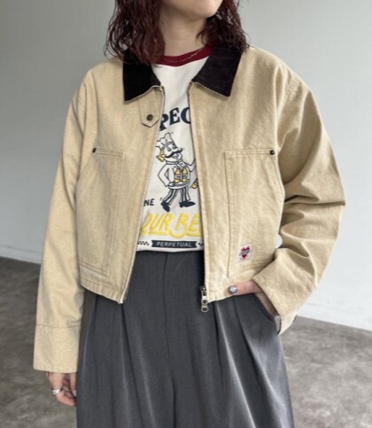【アウトレット限定商品】CPCM ヴィンテージ風ワークブルゾン
