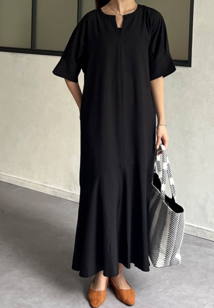 【アウトレット限定商品】Chez toi 袖バルーンワンピース