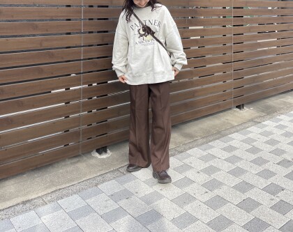 【CPCM】サガラ刺繍BIGスウェット