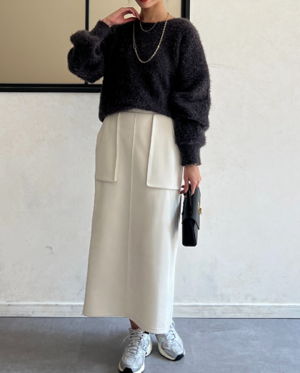 【アウトレット限定商品】Chez toi シャギーニット