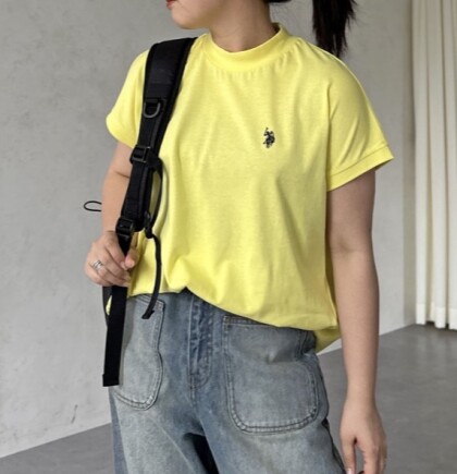 【アウトレット限定商品】U.S. POLO ASSN. モックネックTシャツ