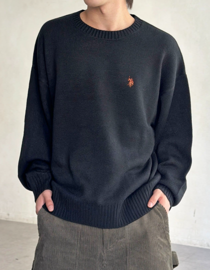 【アウトレット限定商品】CPCM 【U.S. POLO ASSN.】クルーネックニット