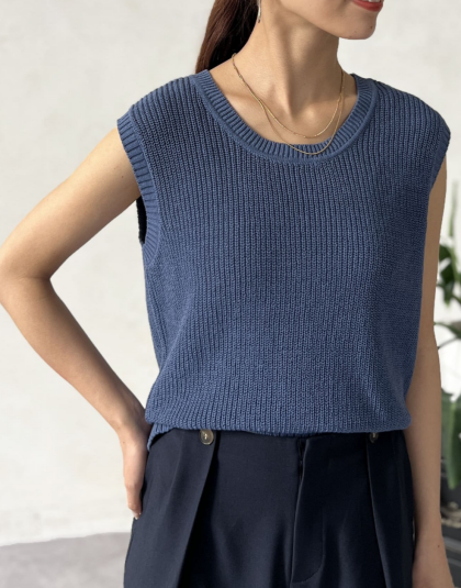 【アウトレット限定商品】Chez toi ノースリシャリニット