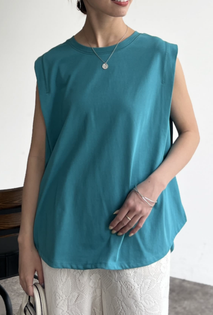 【アウトレット限定商品】Chez toi バックフレアノースリプルオーバー