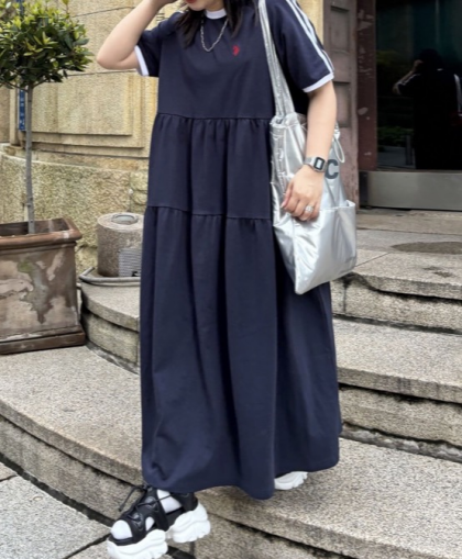 【アウトレット限定商品】天竺ワンピース