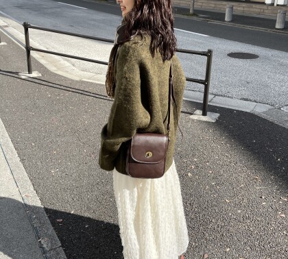 【CPCM】ミックス糸モヘアライクニットプルオーバー