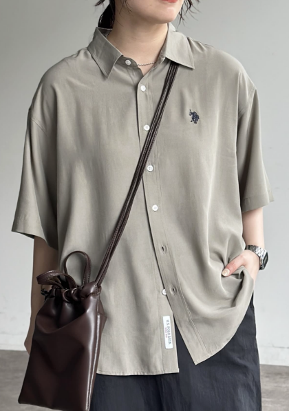 【アウトレット限定商品】CPCM【U.S. POLO ASSN.】シルクタッチ半袖シャツ