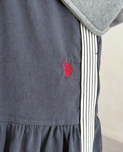 【アウトレット限定商品】CPCM 【U.S. POLO ASSN. 】ティアードスカート