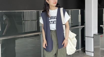 【CPCM】綿麻ラップベスト