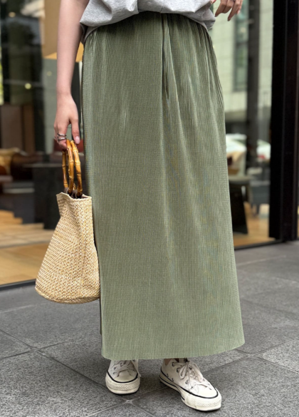 【アウトレット限定商品】Chez toi プリーツナロースカート