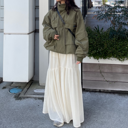 【アウトレット限定商品】ボリュームショートマンパ