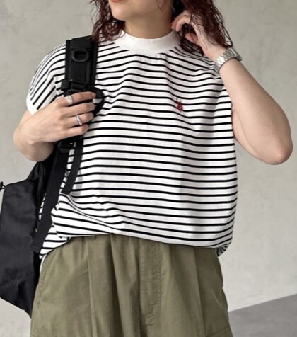 【アウトレット限定商品】U.S. POLO ASSN. モックネックTシャツ