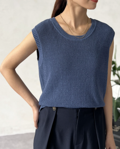 【アウトレット限定商品】Chez toi ノースリシャリニット