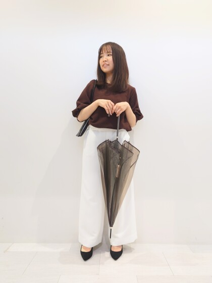 【INDIVI】雨の日コーデ♪