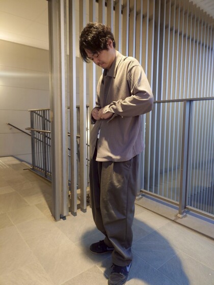 【 tk.TAKEO KIKUCHI 】楊柳長袖シャツ♪