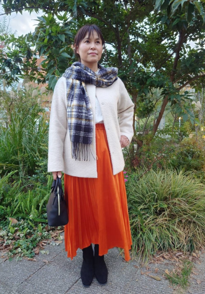 【INDIVI】フェイクファーコート♪