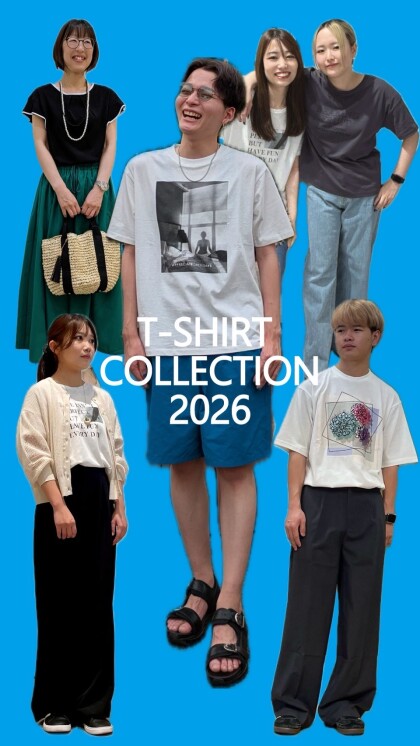 【 T-SHIRT COLLECTION 】本日から♪