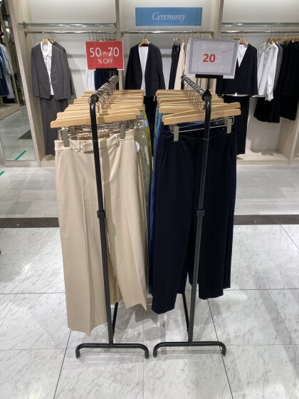 【INDIVI】ボトムス、更に20%オフ🎵