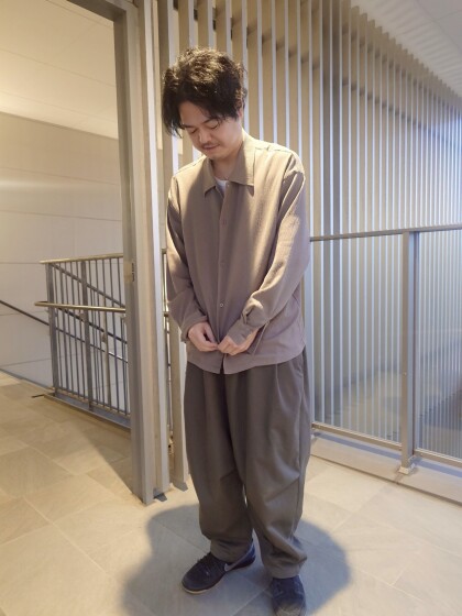 【 tk.TAKEO KIKUCHI 】楊柳長袖シャツ♪