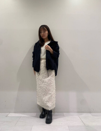 【INDIVI】ストレッチタフタコート