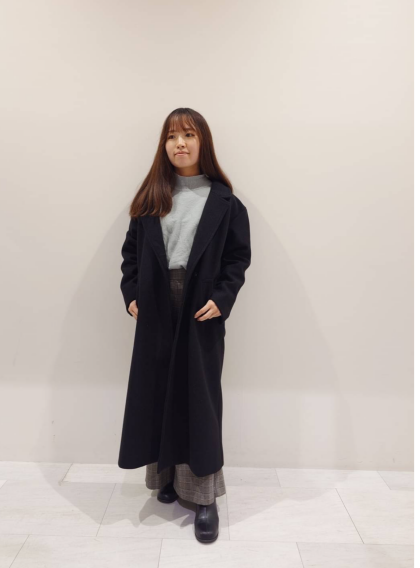 【50%オフ！】ロングメルトンPコート