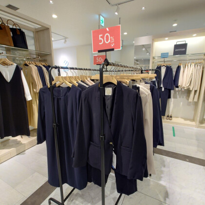 【MAX50%オフ！】春物新作、プライスダウン☆