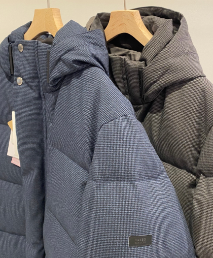 【TAKEO KIKUCHI】30%オフ！ウールライク千鳥ダウン♪