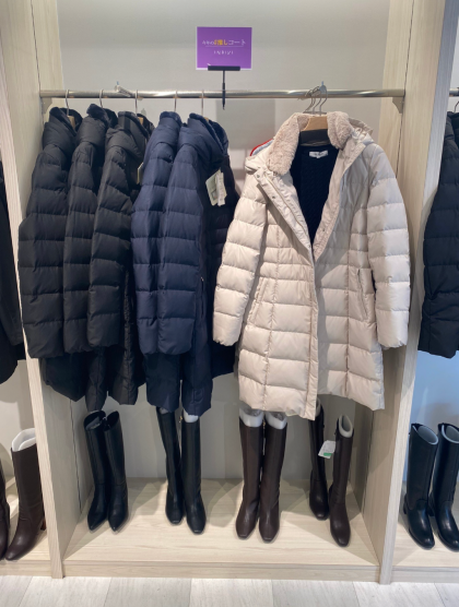 【INDIVI】ダウン入荷♪