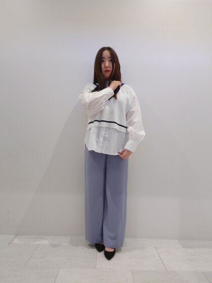 気質アップ Leyered style♪】INDIVI アンサンブルニット！｜ワールド トップス
