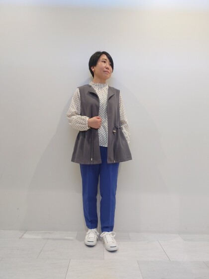 【Leyered style♪】Eprouve ジレ×ブラウス！