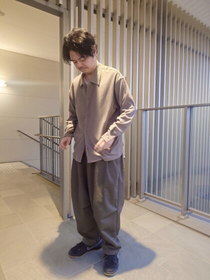 【 tk.TAKEO KIKUCHI 】楊柳長袖シャツ♪