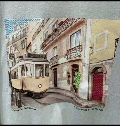 【THE SHOP TK】フォトクロスステッチTシャツ