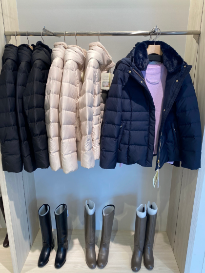【今年の＃推しコート】INDIVI,ダウン販売中♪
